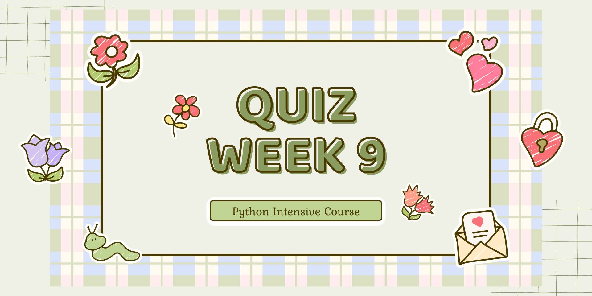 [Python Intensive Course] Quiz 9
